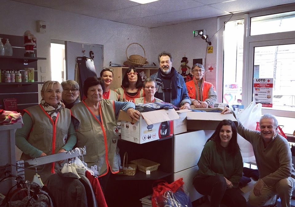 Remise de la Collecte d’Hiver à La Croix Rouge de Salon