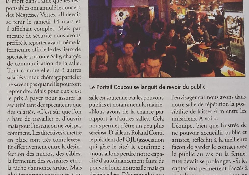 Un article dans le Journal